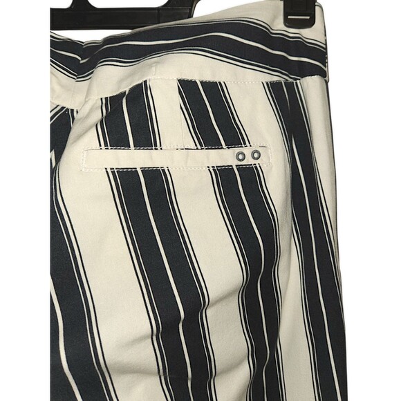 Converse One Star Nautical Stripe Linen/Cotton Low Rise FitNFlare Pants Size 10* - Picture 3 of 4